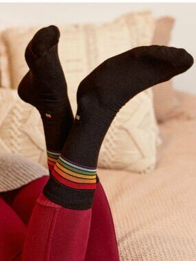 NWT Conscious Step LGBTQ Rainbow Socks / Women's 5-9